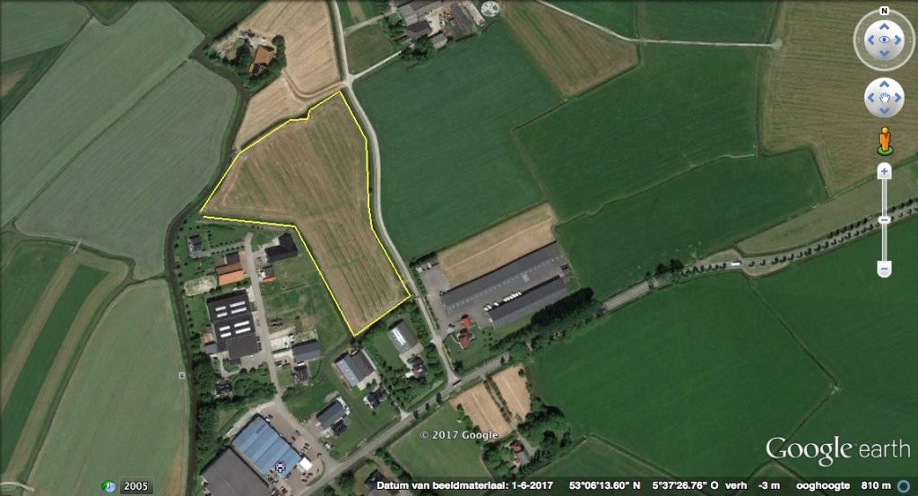 Perceel grasland te Easterein Perceel grasland te Easterein